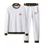 versace hommes long sleeve tracksuits vs0072 broderie blanc